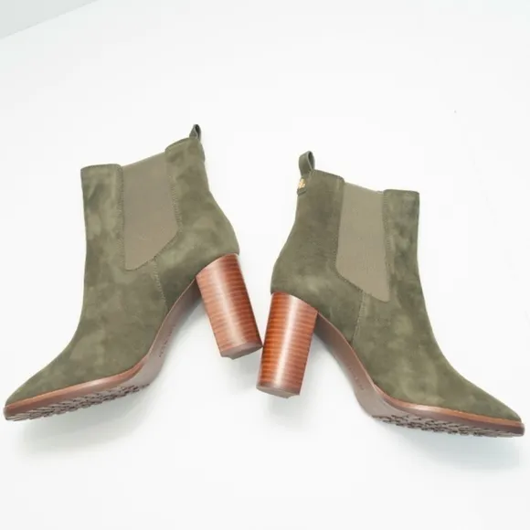 Lauren Ralph Lauren. Mylah Stretch Ankle Boots.