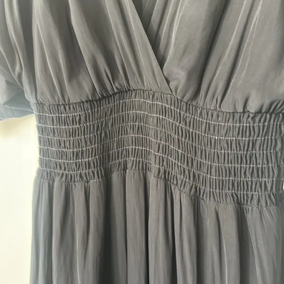 Lavender Brown Black Davina Maxi Dress M