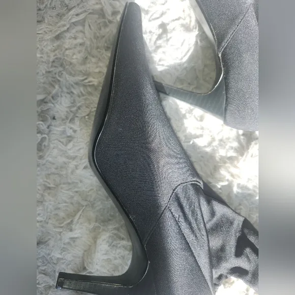 Leather Gala Stretch Knee High Boots