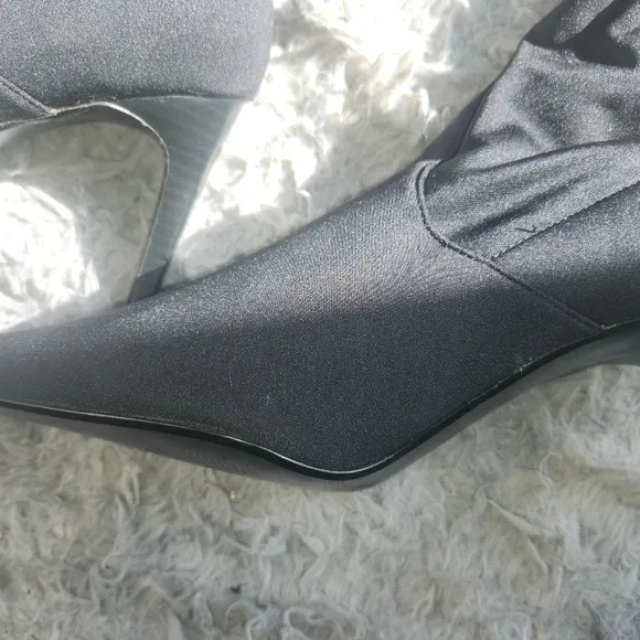 Leather Gala Stretch Knee High Boots