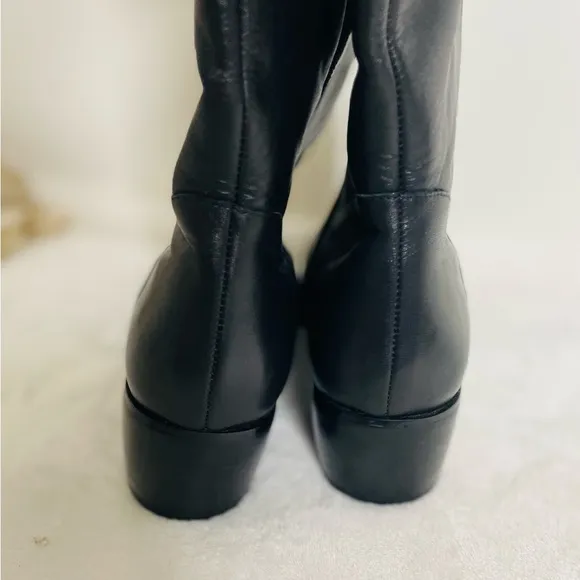 Leather riding boots