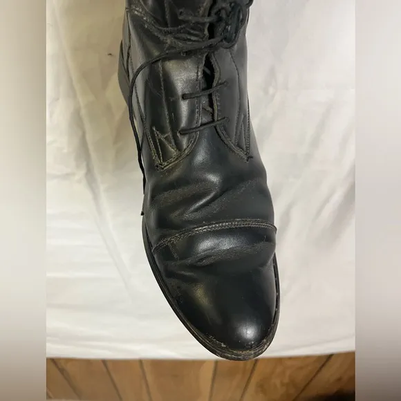 Leather Womens Heritage Field‎ Black Tall Equestrian Riding Boots- Size 8