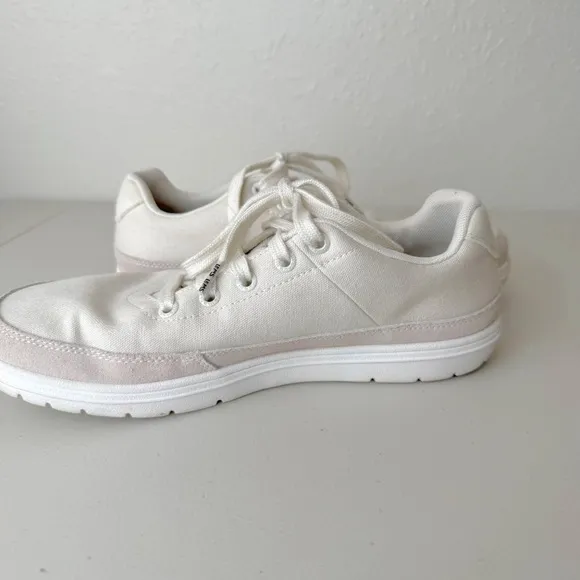 Lems chillum lace up cream vanilla sneakers 8.5