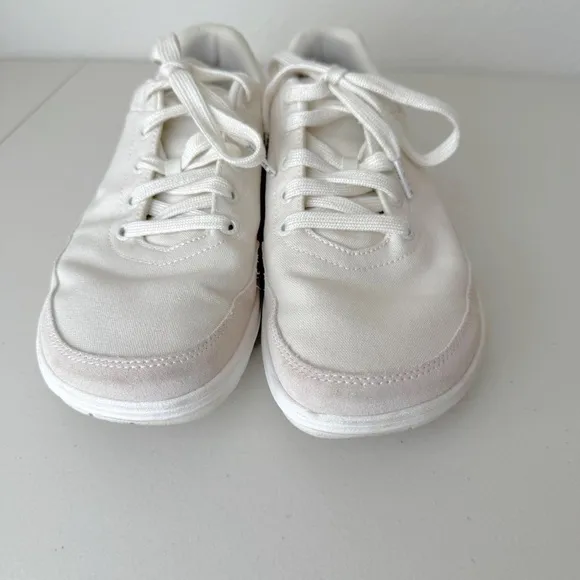 Lems chillum lace up cream vanilla sneakers 8.5