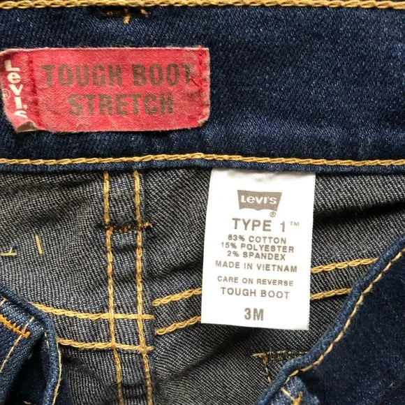 LEVI STRAUSS &amp; CO.] Y2K Limited edition boots cut Denim Jean