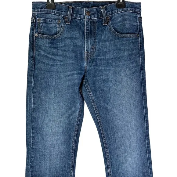 Levi’s 527 Stretch Slim Fit Size 32”X34” Factory Distressing