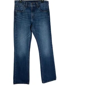 Levi’s 527 Stretch Slim Fit Size 32”X34” Factory Distressing