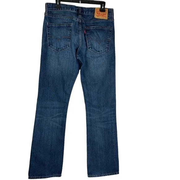 Levi’s 527 Stretch Slim Fit Size 32”X34” Factory Distressing