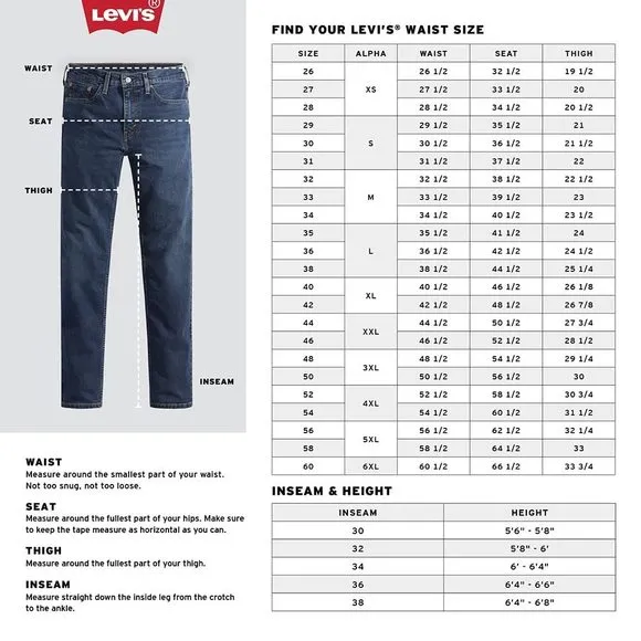 Levi's Men's Western Fit Cowboy Jeans Born to Ride-Dark Indigo 36 x 34