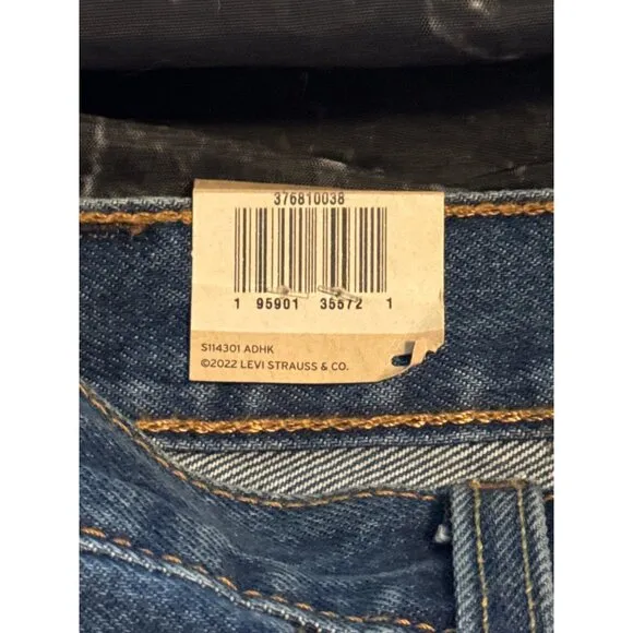Levi's Mens Western Straight Leg Non-Stretch Jeans, Monday Blues, Sz 33x32, NWT