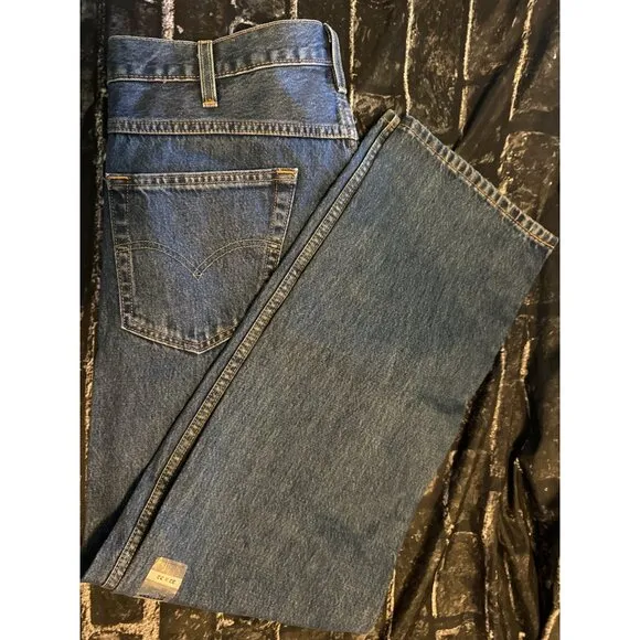 Levi's Mens Western Straight Leg Non-Stretch Jeans, Monday Blues, Sz 33x32, NWT