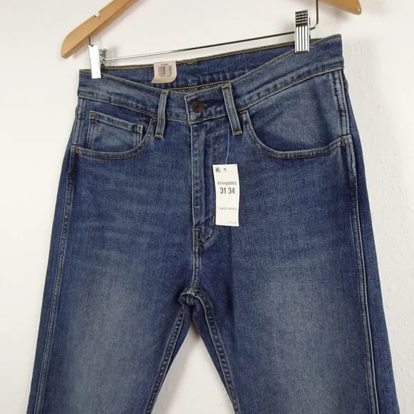 Levi's Workwear Fit Jeans Men's 31x34 Blue Denim Stretch Fits Over Boots