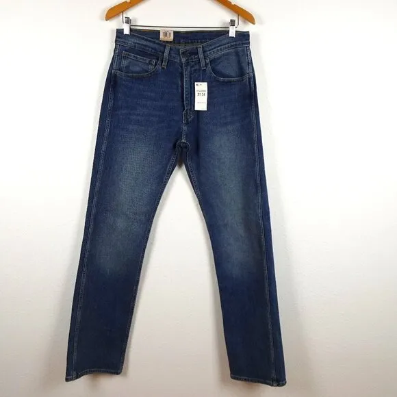 Levi's Workwear Fit Jeans Men's 31x34 Blue Denim Stretch Fits Over Boots