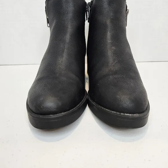 LifeStride Bonus Ankle Boots Women's Size 7 Black Zip Up Classic Casual