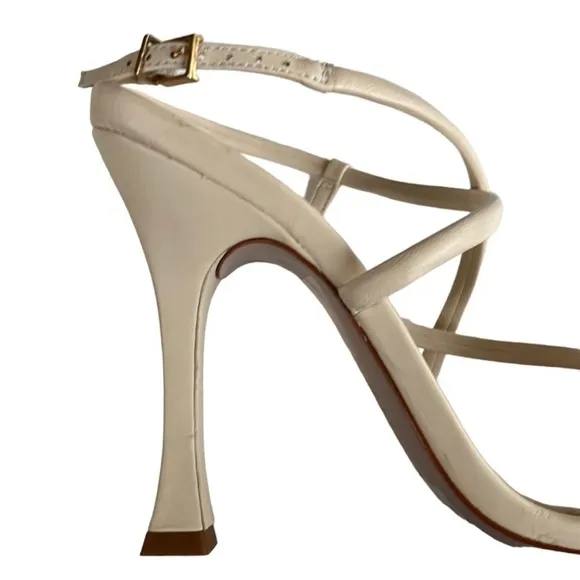 Like New SCHUTZ Leather Lovi Heeled Sandals