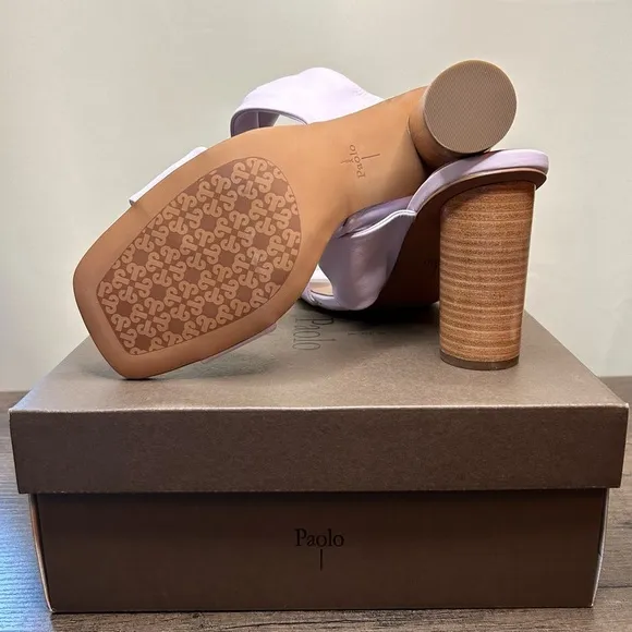 Linea Paolo Imani Lavender Heeled Sandals