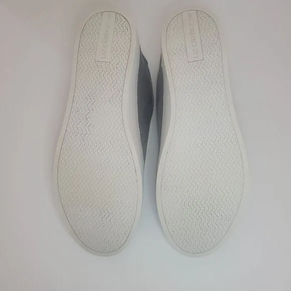 Liz Claiborne Women's Grey Warwick Canvas Sneakers