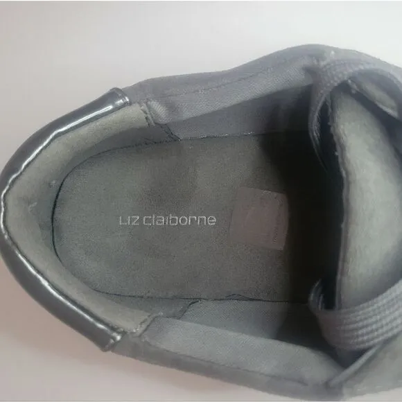 Liz Claiborne Women's Grey Warwick Canvas Sneakers