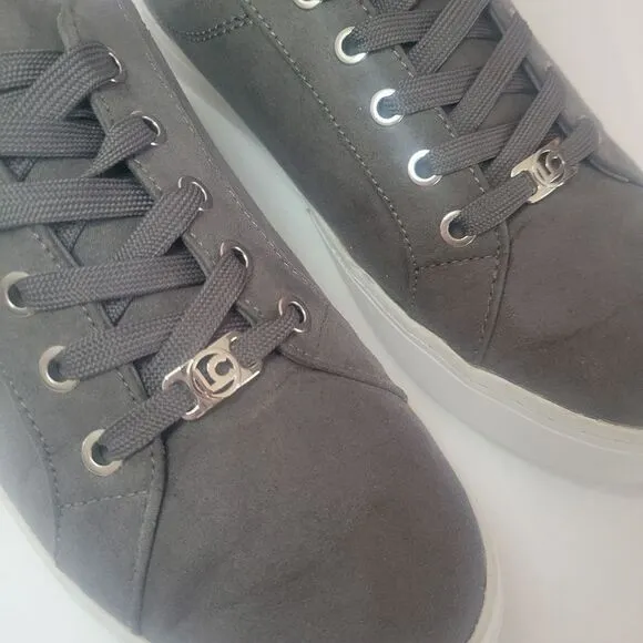 Liz Claiborne Women's Grey Warwick Canvas Sneakers
