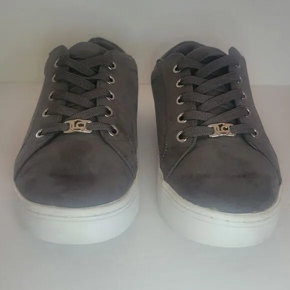 Liz Claiborne Women's Grey Warwick Canvas Sneakers