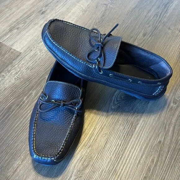 L.L. Bean leather moccasin driver shoes Men's size 11.5 D loafers slip on