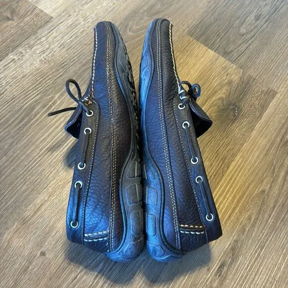 L.L. Bean leather moccasin driver shoes Men's size 11.5 D loafers slip on