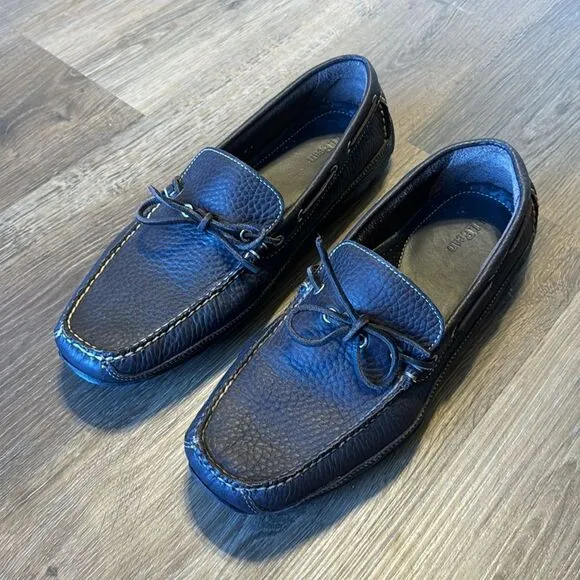L.L. Bean leather moccasin driver shoes Men's size 11.5 D loafers slip on