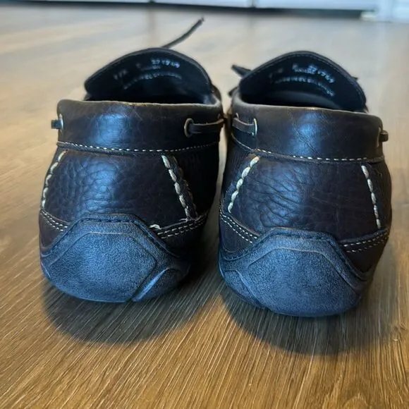 L.L. Bean leather moccasin driver shoes Men's size 11.5 D loafers slip on