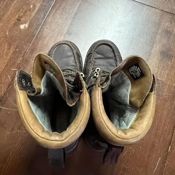LL Bean Mens 8.5 Kangaroo Upland Hunter's Boots Goretex Insulated Moc Toe 169501
