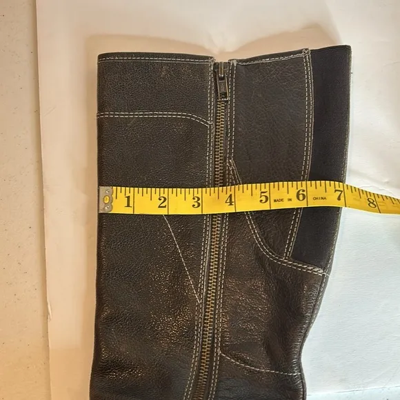 LLBean women’s Deerfield knee high leather dark brown boots. Size 8.5