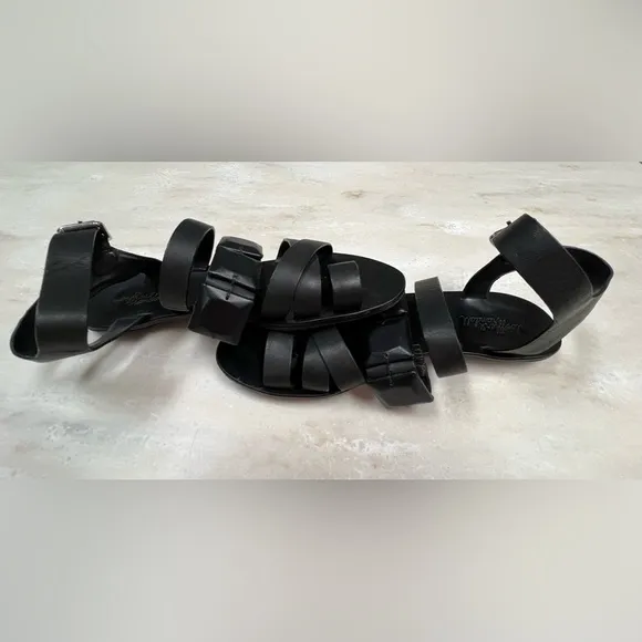 Loeffler Randall Black Strappy Sandals