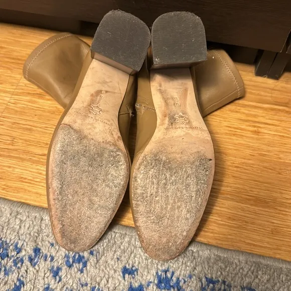 Loeffler Randall Elise Stretch Leather Bootie in Tobacco