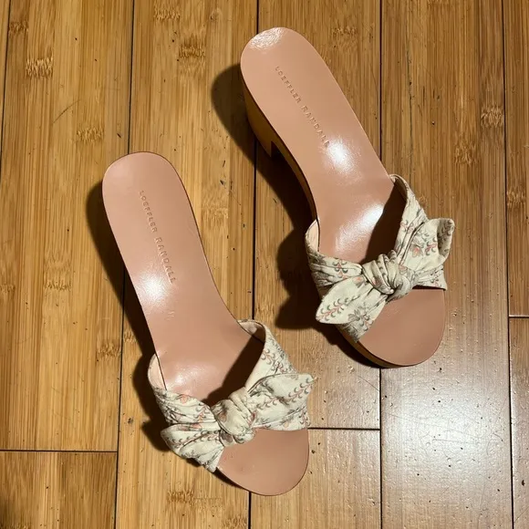 Loeffler Randall Regina Clog Sandals Size 8.5