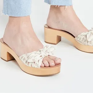 Loeffler Randall Regina Clog Sandals Size 8.5