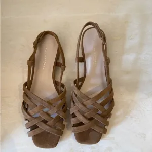 Loeffler Randall Shelly Brown Strappy Sandals