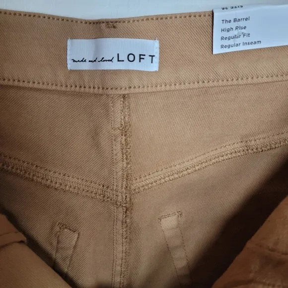 LOFT The Barrel High Rise Jeans Size 26/2