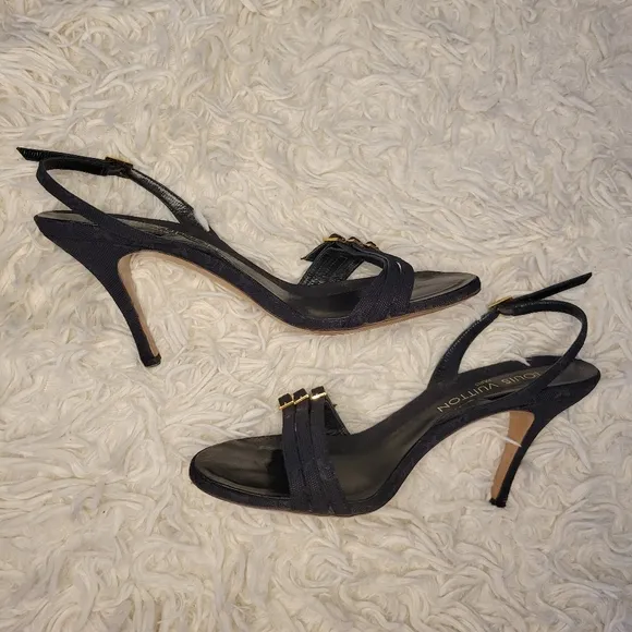 Louis Vuitton Black Women's Sandals