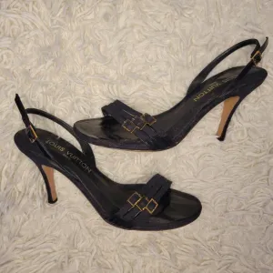 Louis Vuitton Black Women's Sandals