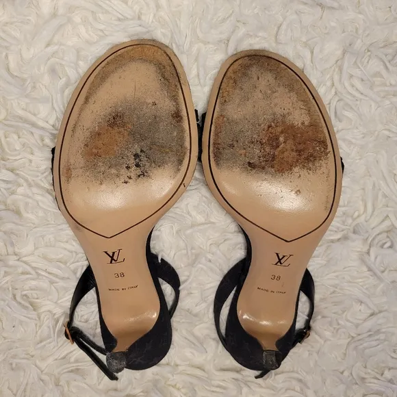 Louis Vuitton Black Women's Sandals