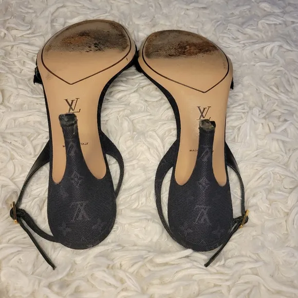 Louis Vuitton Black Women's Sandals
