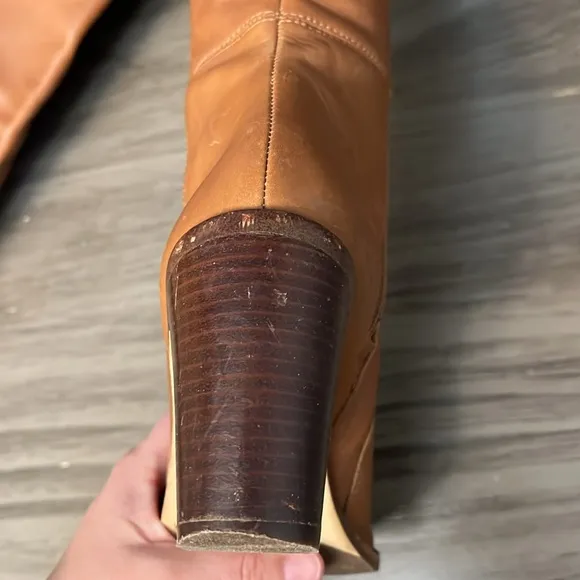 LOUISE ET CIE LEATHER TALL OVER THE KNEE RIDING BOOTS 6.5
