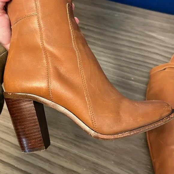 LOUISE ET CIE LEATHER TALL OVER THE KNEE RIDING BOOTS 6.5