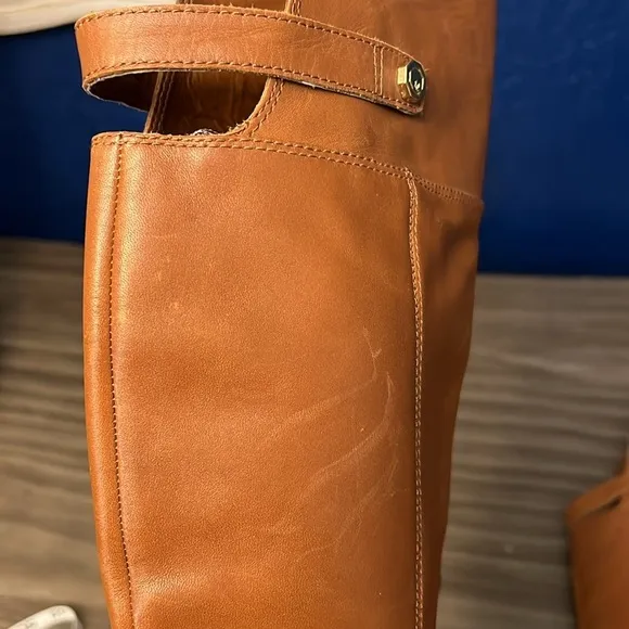 LOUISE ET CIE LEATHER TALL OVER THE KNEE RIDING BOOTS 6.5