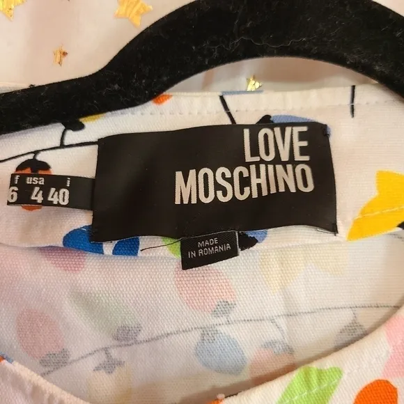 LOVE MOSCHINO short sleeved Zip Jacket Size 6