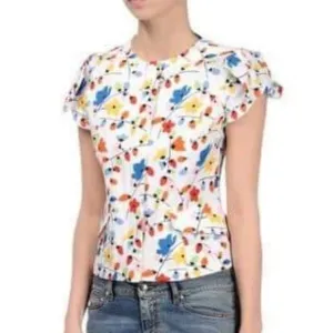 LOVE MOSCHINO short sleeved Zip Jacket Size 6