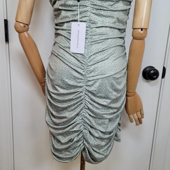 Lovers   Friends Sage Green Mini Spring Dress Size Large