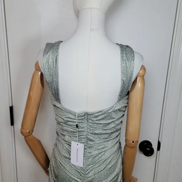 Lovers   Friends Sage Green Mini Spring Dress Size Large