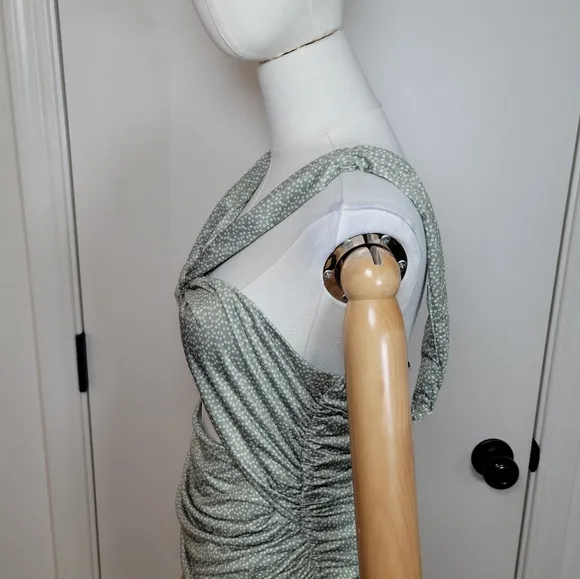 Lovers   Friends Sage Green Mini Spring Dress Size Large