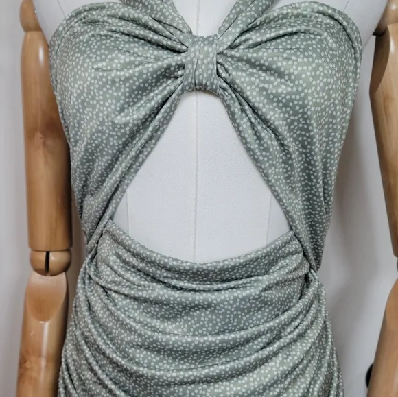 Lovers   Friends Sage Green Mini Spring Dress Size Large