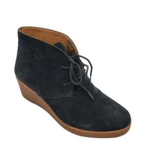LUCKY Brand Black Leather Lace Up Chukka Desert Boot Ankle Booties Boots Size 7M